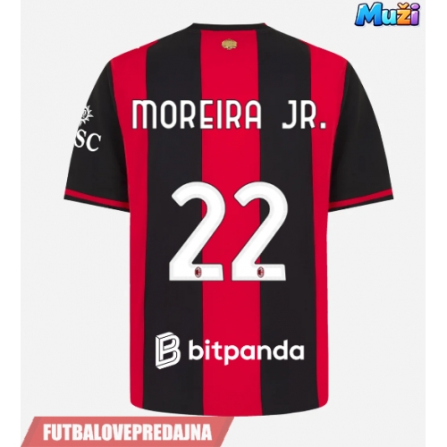 Lacne Muži Futbalové dres AC Milan Diego Moreira #22 2026-27 Krátky Rukáv - Domáci